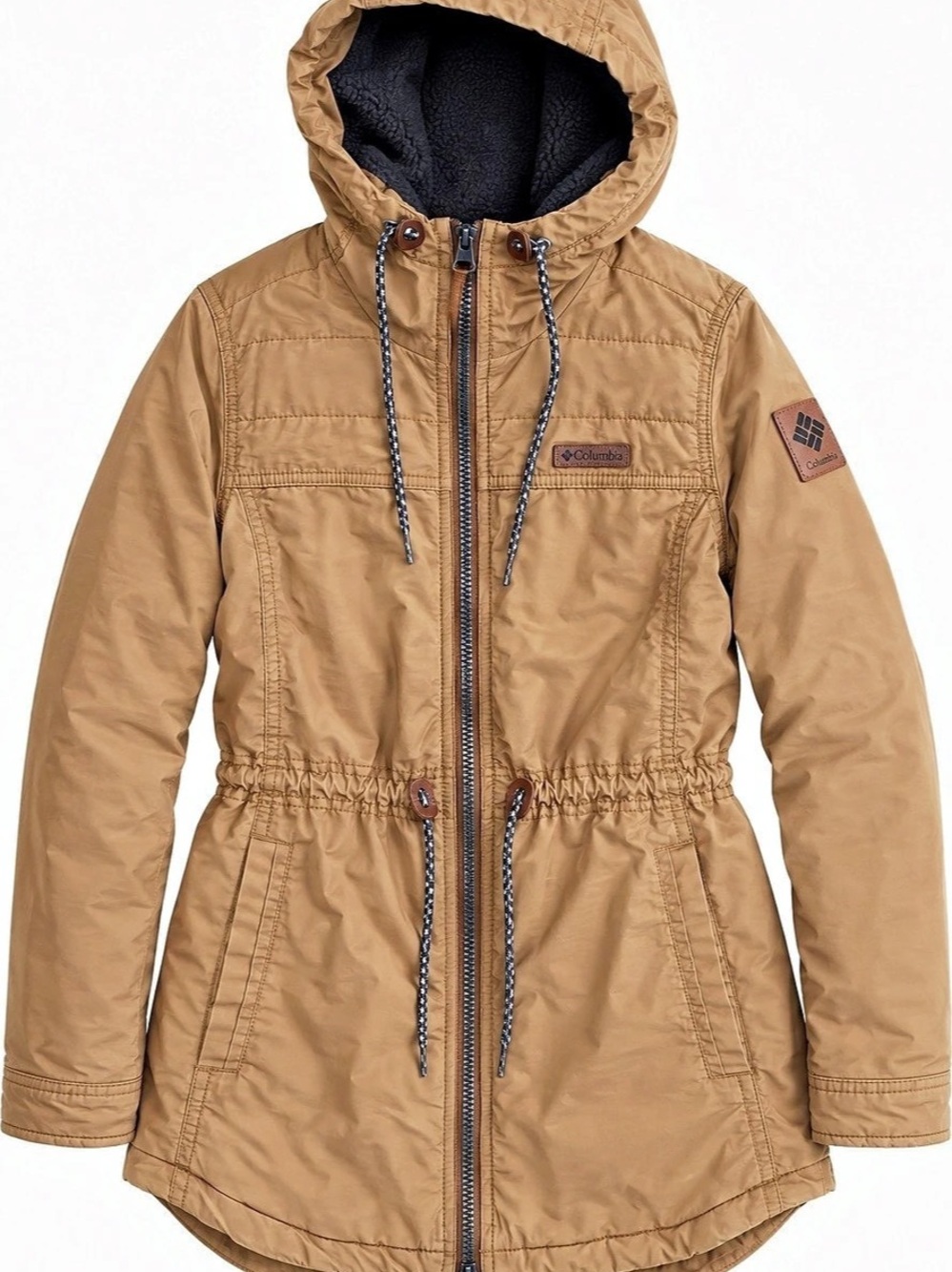 Columbia Women'Small Switchback Sherpa Lined Jacket Brown Small